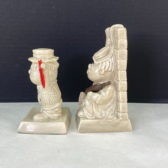 Vintage Russ Berrie 1970s Fisherman & Drinking Drunk Figurines Lot of 2 - Picture 2 of 9